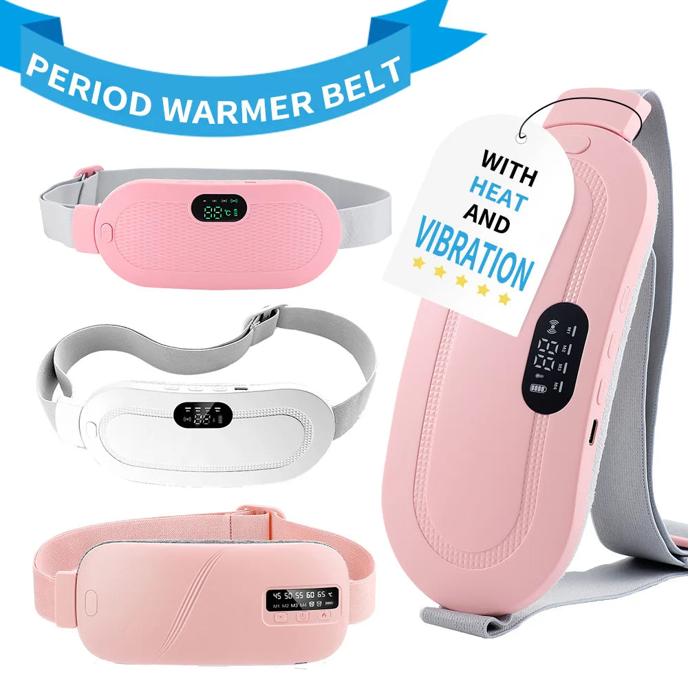 Heating Pad Women Period Pain Cramp Relief Belt