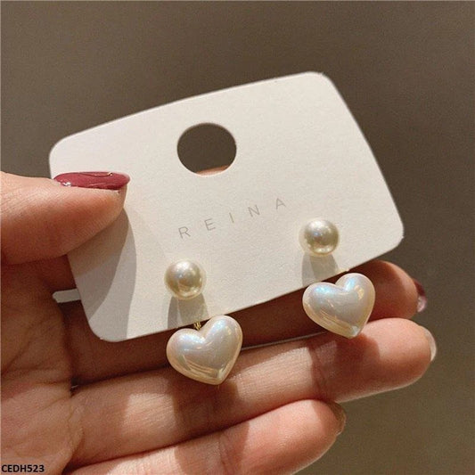 Heart Drop Earrings