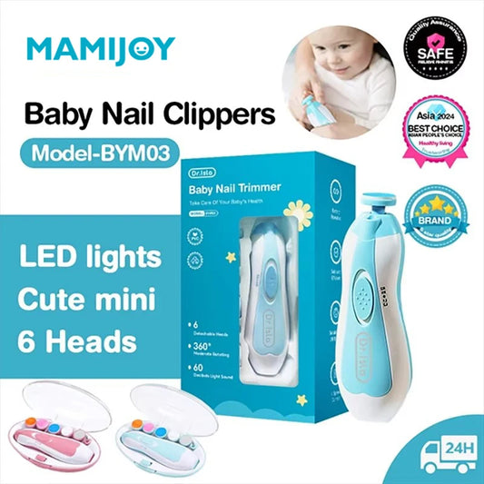 Safe Baby Nail Clipper Set, Electric Baby Nail Trimmer for Newborn or Toddler