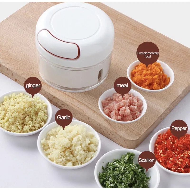 Hand Pulled Garlic Grinder