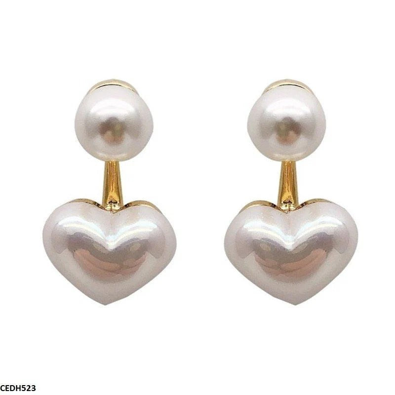 Heart Drop Earrings