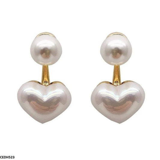 Heart Drop Earrings